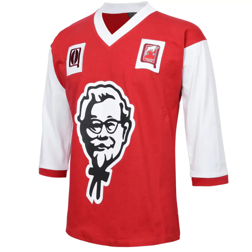 1986 Redcliffe Dolphins Retro Jersey – Mens