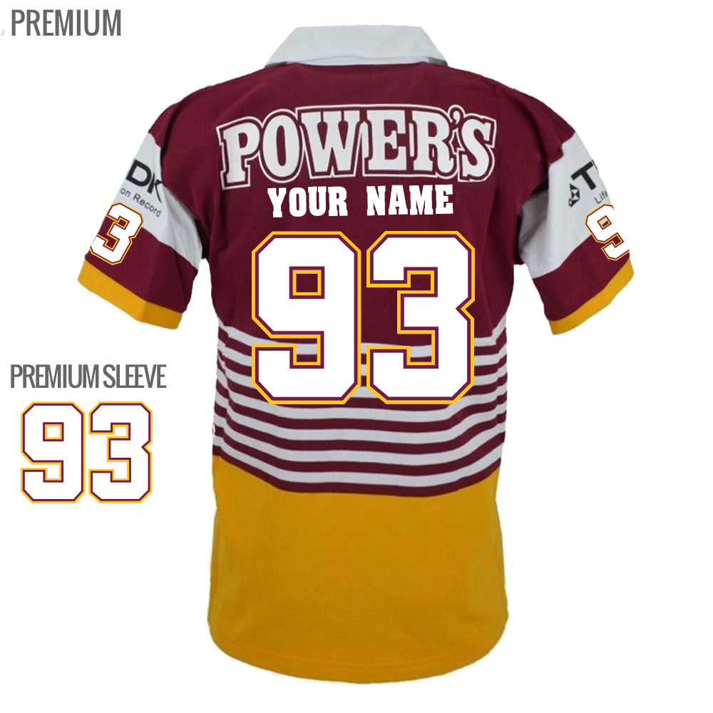 1993 Brisbane Broncos Retro Jersey – Mens