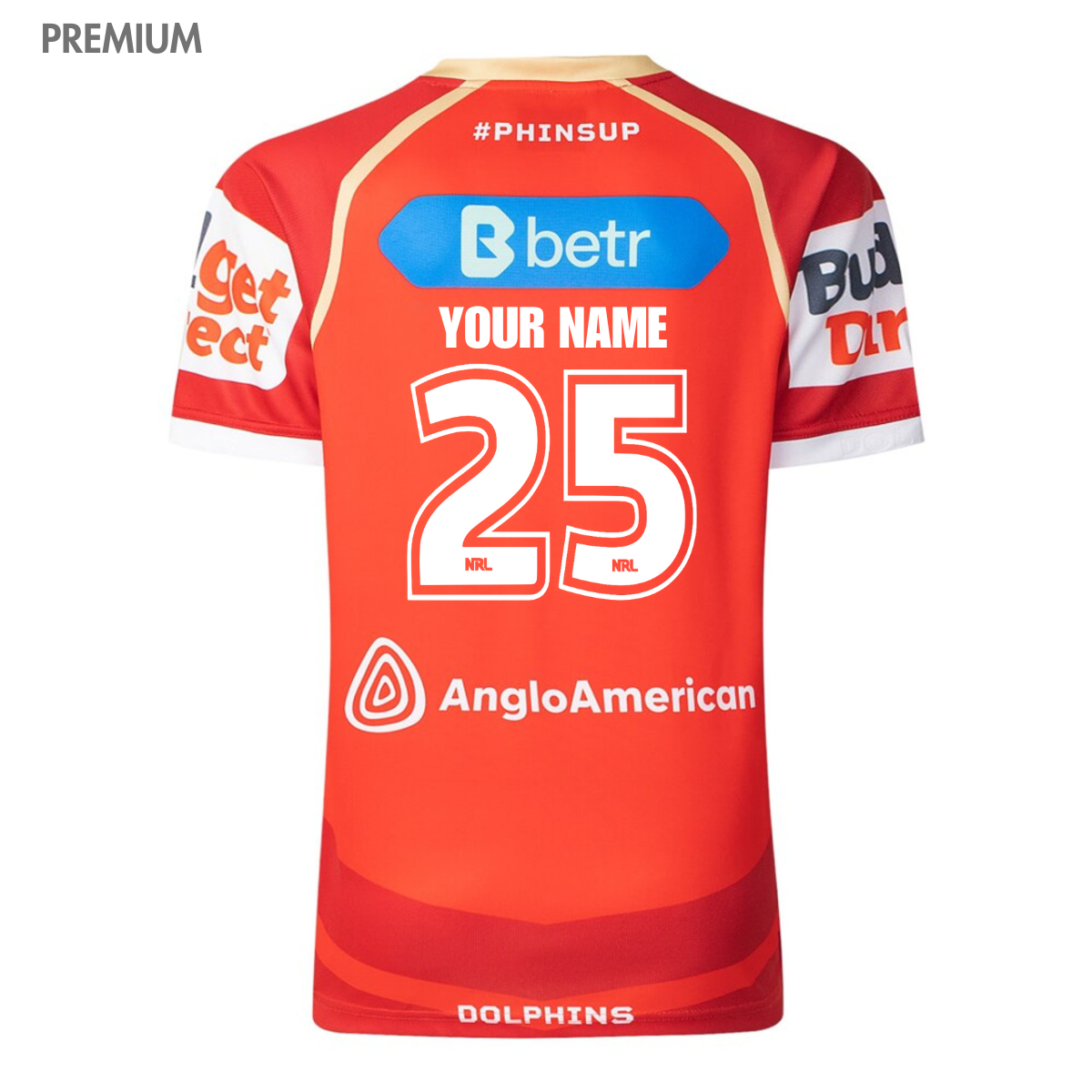2025 Dolphins NRL Home Jersey - Mens