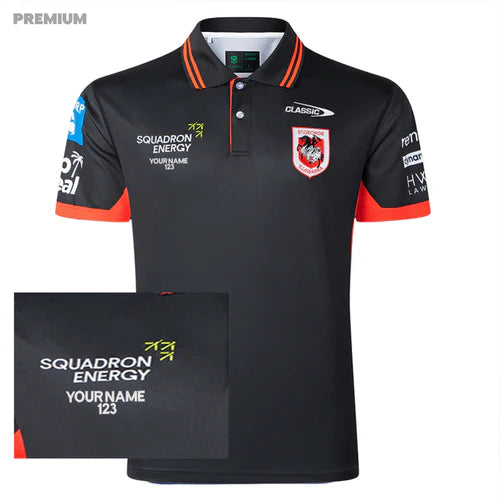 2026 St George Illawarra Dragons NRL Team Polo - Mens