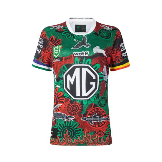2025 South Sydney Rabbitohs NRL Indigenous Jersey - Womens