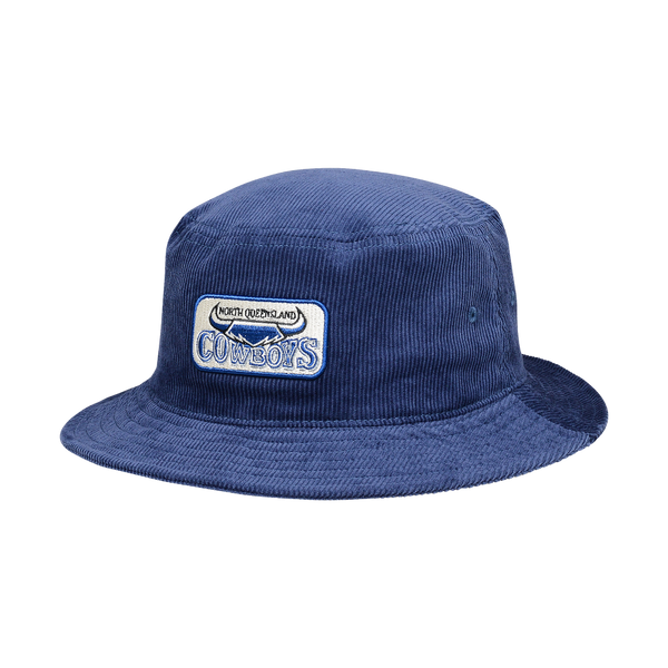 North QLD Cowboys NRL Retro Corduroy Bucket Hat