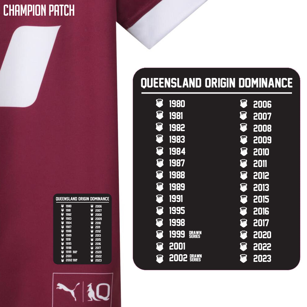 2025 Queensland Maroons State of Origin Jersey - Youth