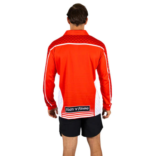 St George Dragons NRL Barracuda Fishing Shirt - Mens