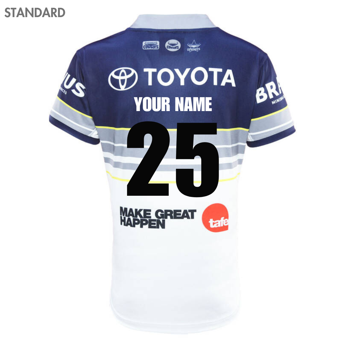 2025 North QLD Cowboys NRL Home Jersey - Mens