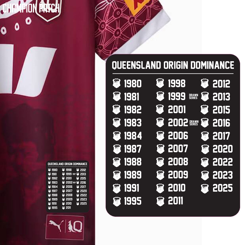 2025 Queensland Maroons State of Origin Indigenous Jersey - Mens