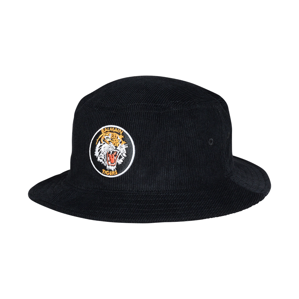 Balmain Tigers NRL Retro Corduroy Bucket Hat