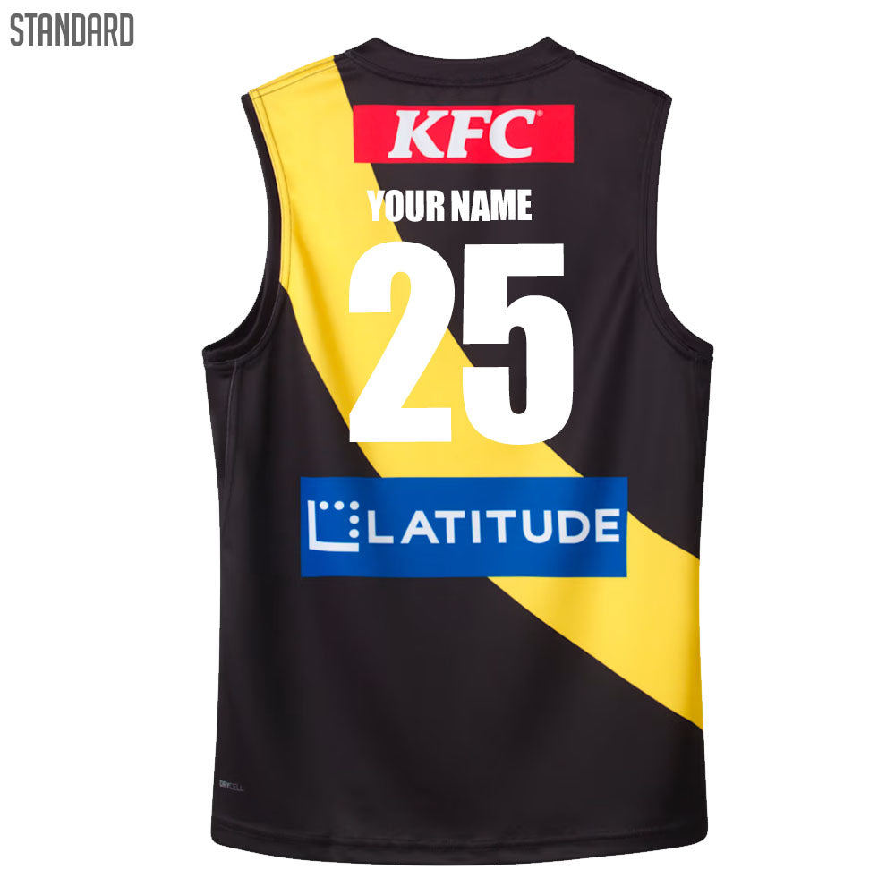 2025 Richmond Tigers AFL Home Guernsey - Youth