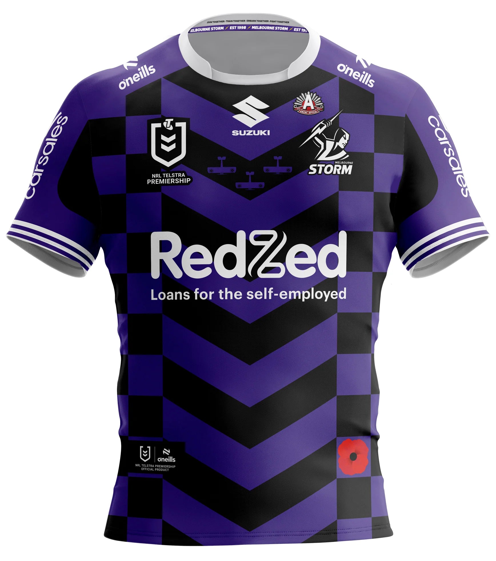 2025 Melbourne Storm NRL ANZAC Jersey - Mens
