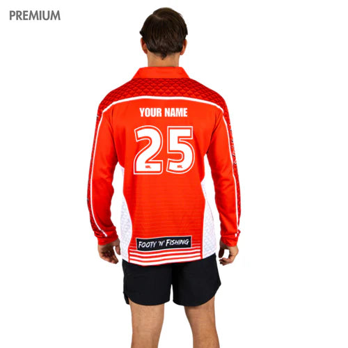 St George Dragons NRL Barracuda Fishing Shirt - Mens