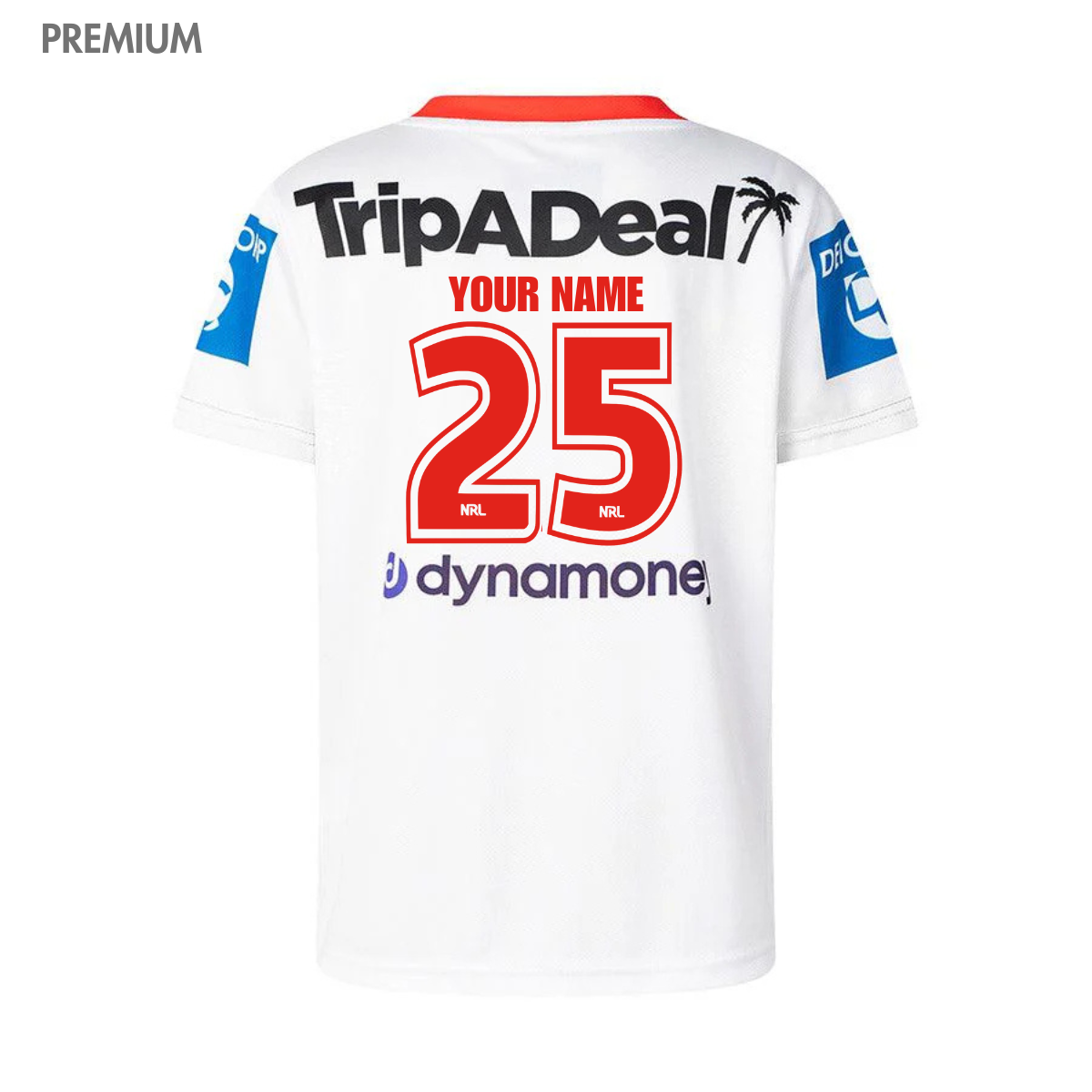 2025 St George Illawarra Dragons NRL Home Jersey - Youth