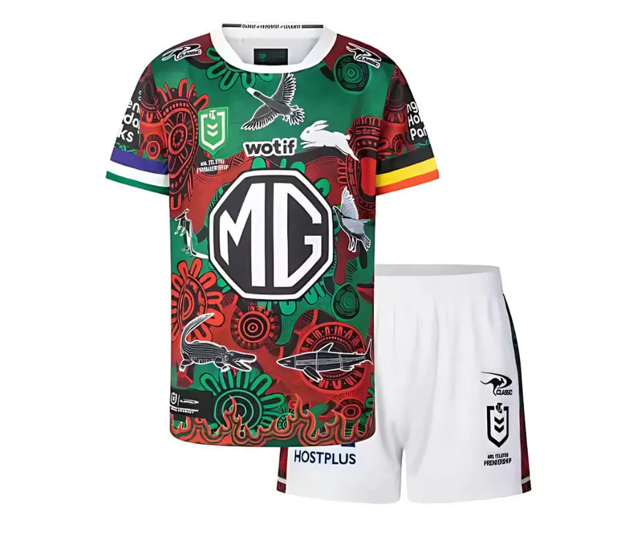 2025 South Sydney Rabbitohs NRL Indigenous Jersey - Toddler