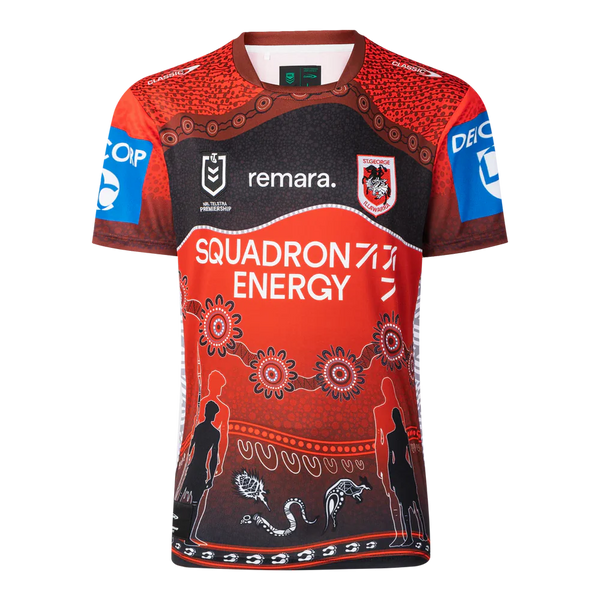 2025 St George Illawarra Dragons NRL Indigenous Jersey - Mens