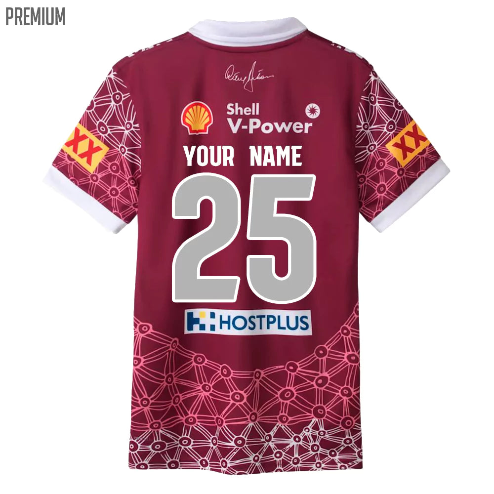 2025 Queensland Maroons State of Origin Indigenous Jersey - Mens