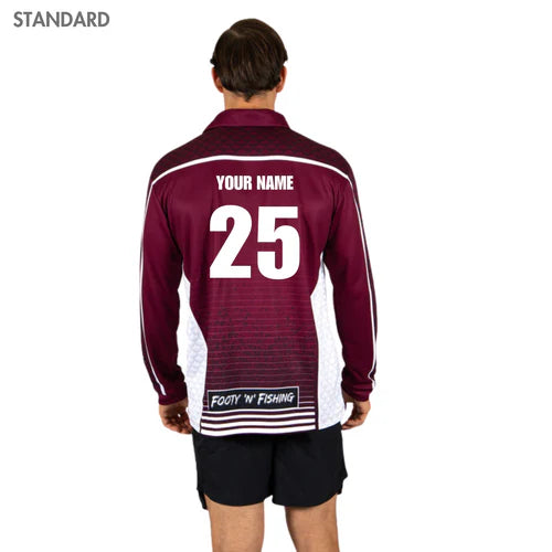 Manly Sea Eagles NRL Barracuda Fishing Shirt - Mens