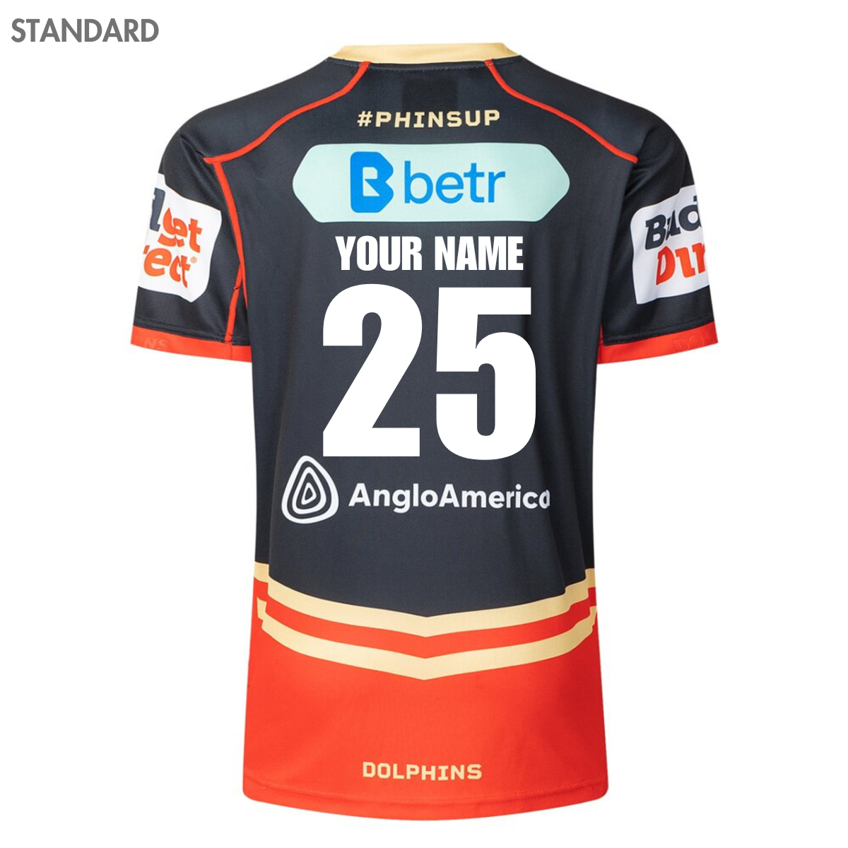 2025 Dolphins NRL Away Jersey - Mens