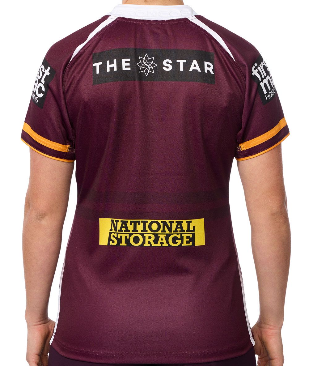 2025 Brisbane Broncos NRL Home Jersey - Womens