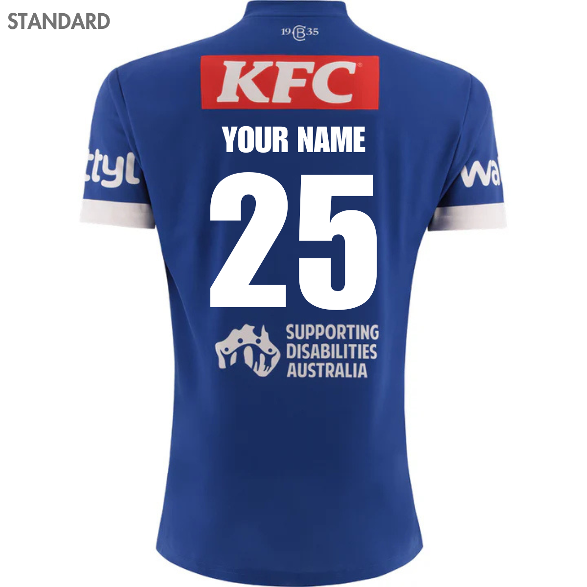 2025 Canterbury Bulldogs NRL Away Jersey - Womens