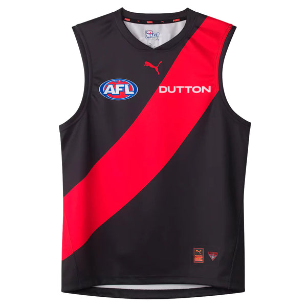 2025 Essendon Bombers AFL Home Guernsey - Mens