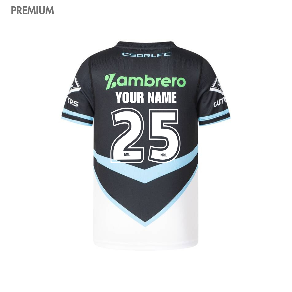 2025 Cronulla Sharks NRL Away Jersey - Youth
