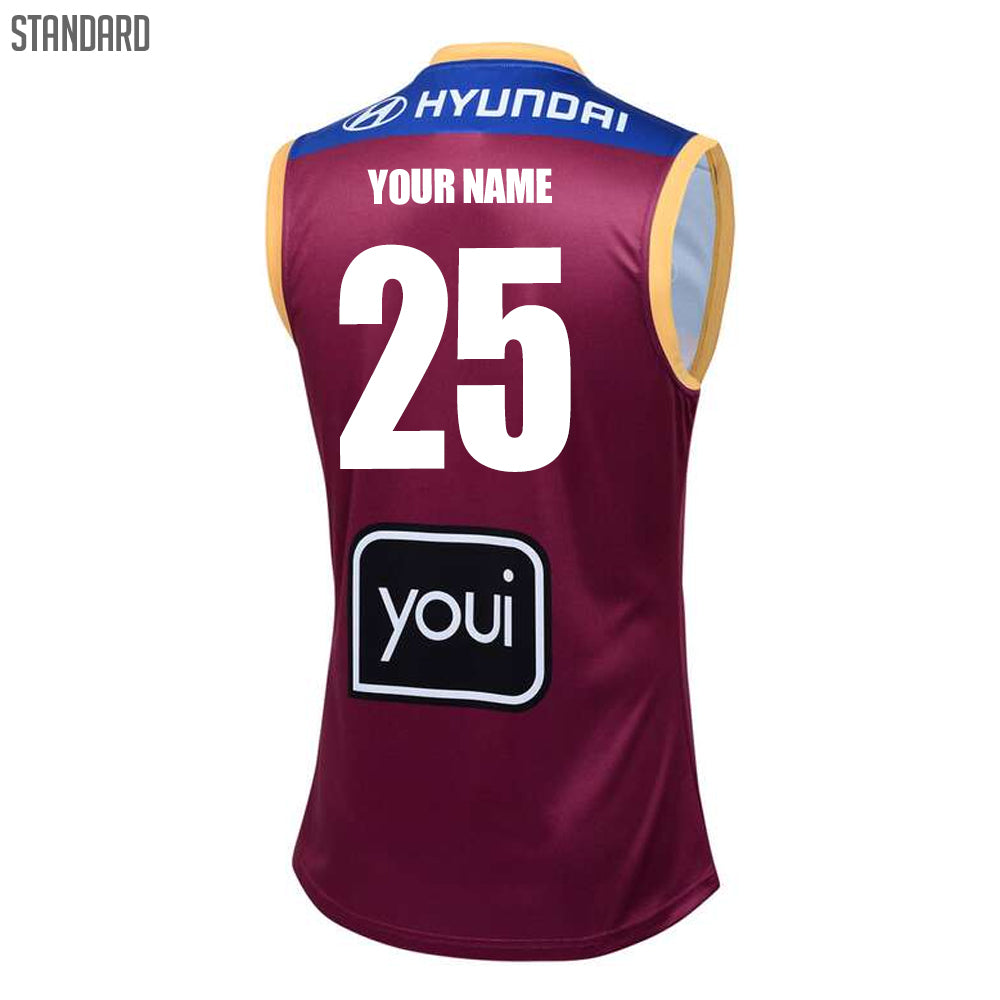 2025 Brisbane Lions AFL Home Guernsey - Mens