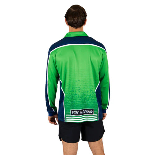 Canberra Raiders NRL Barracuda Fishing Shirt - Mens