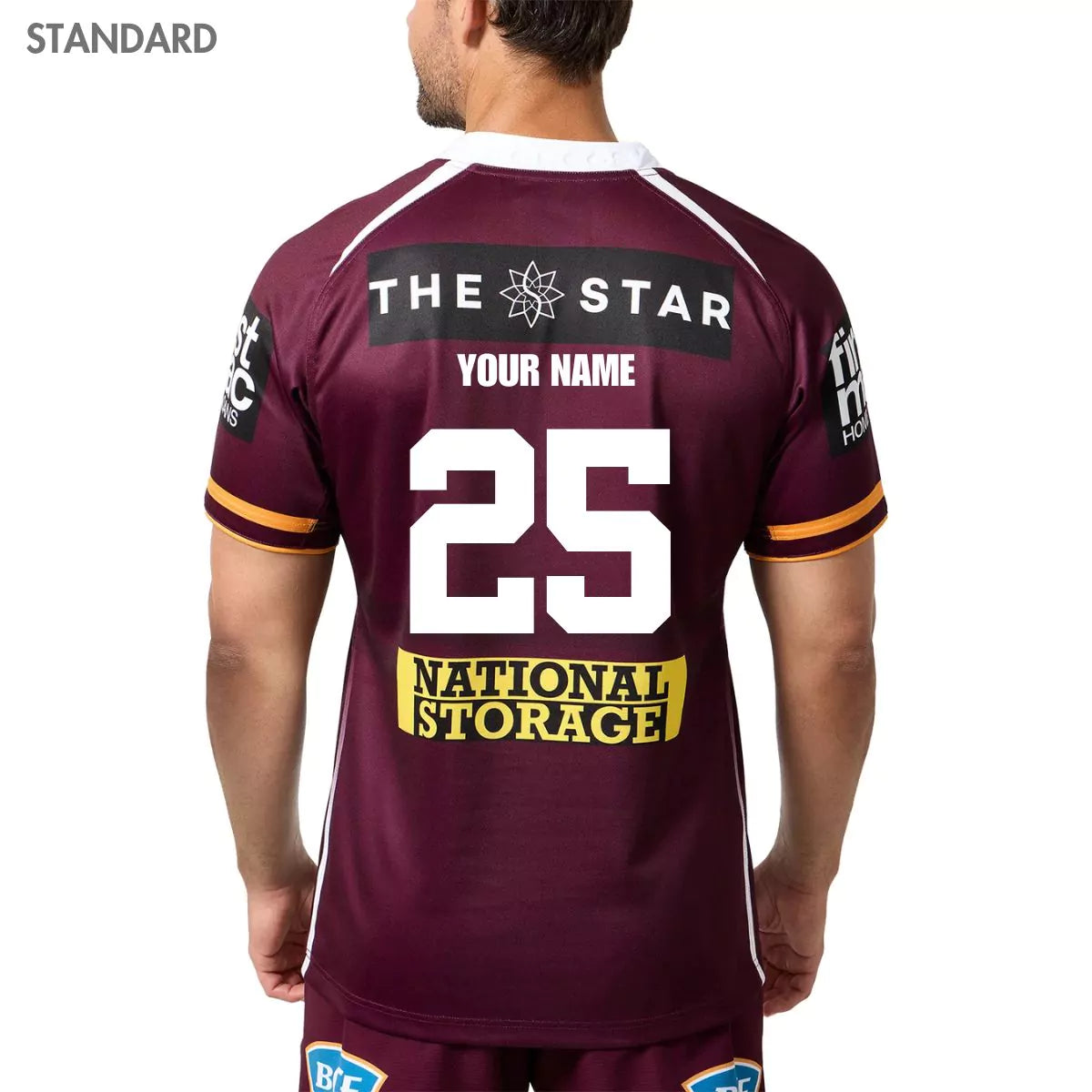 2025 Brisbane Broncos NRL Home Jersey - Mens