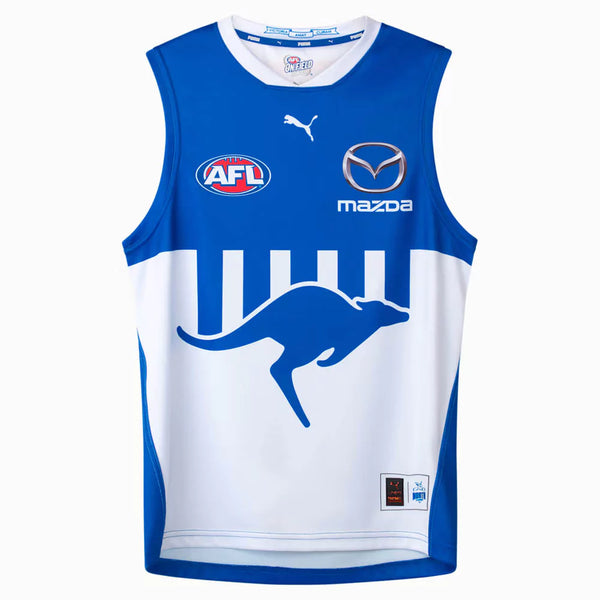 2025 North Melbourne Kangaroos AFL Away Guernsey - Mens