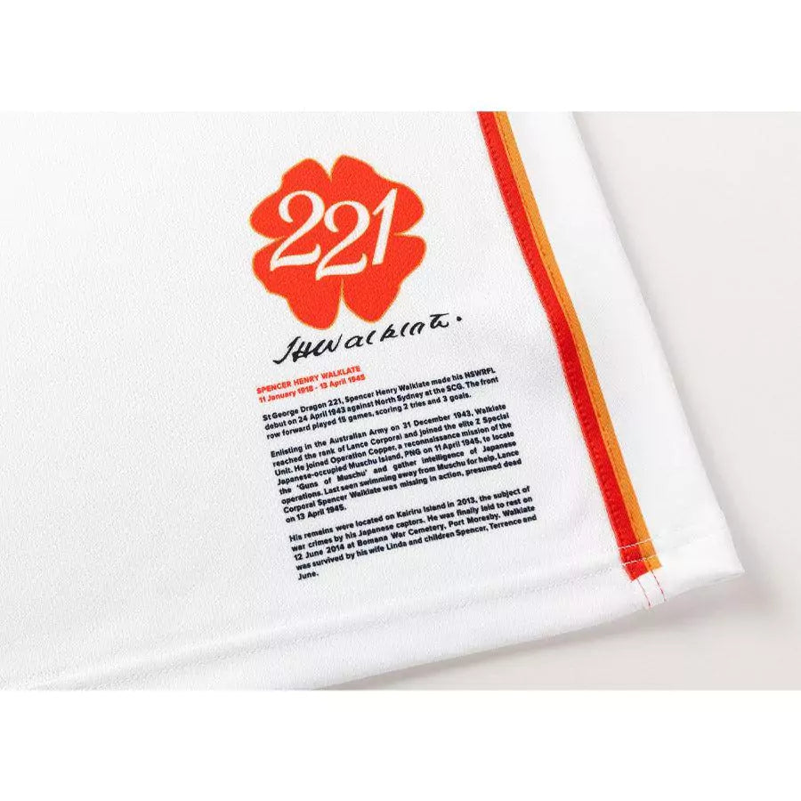 2025 St George Dragons NRL ANZAC Jersey - Youth