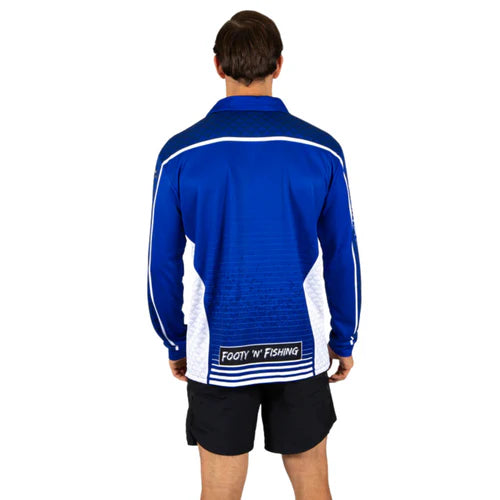 Canterbury Bulldogs NRL Barracuda Fishing Shirt - Mens