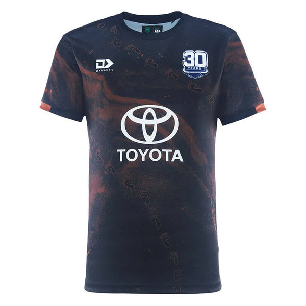 2025 North QLD Cowboys NRL Indigenous Training Tee - Mens