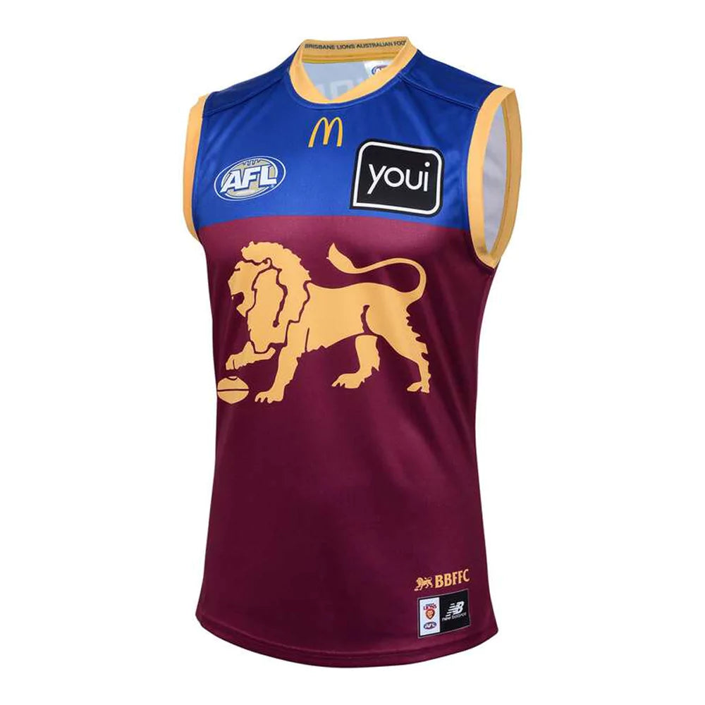 2025 Brisbane Lions AFL Home Guernsey - Youth