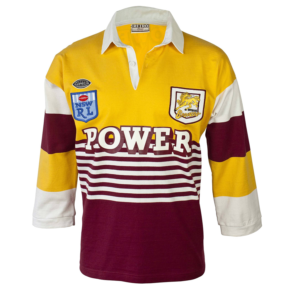 1988 Brisbane Broncos Retro Jersey - Mens - Your Jersey