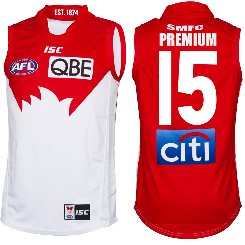 personalised afl jersey