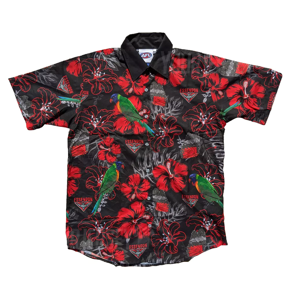 Buy 2020 Essendon Bombers AFL Hawaiian Shirt - Adult - Your Jersey
