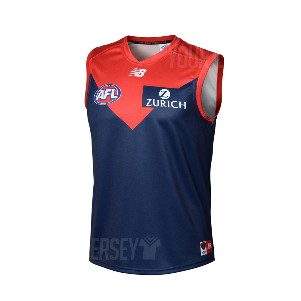 melbourne afl jersey