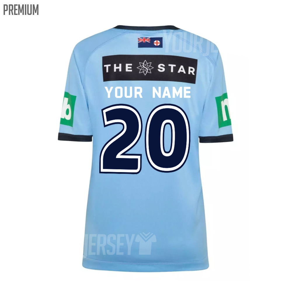 personalised blues jersey