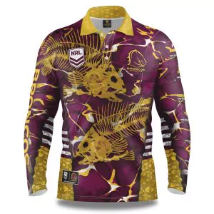 Custom Text And Number) 2023 Brisbane Broncos NRL Long Sleeve