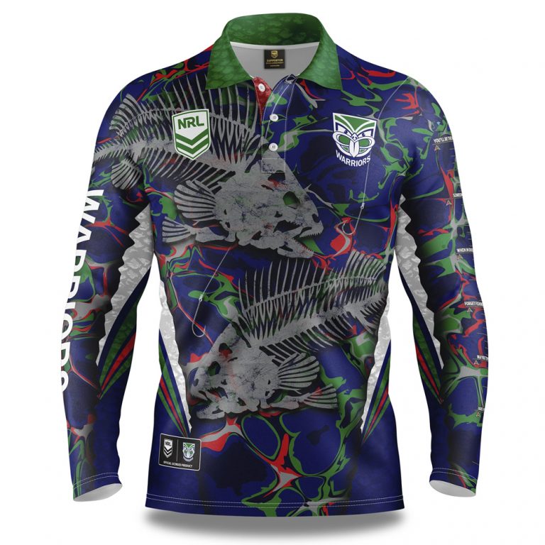 Personalised NRL Fishing Shirts & Long Sleeve Fishing Jerseys