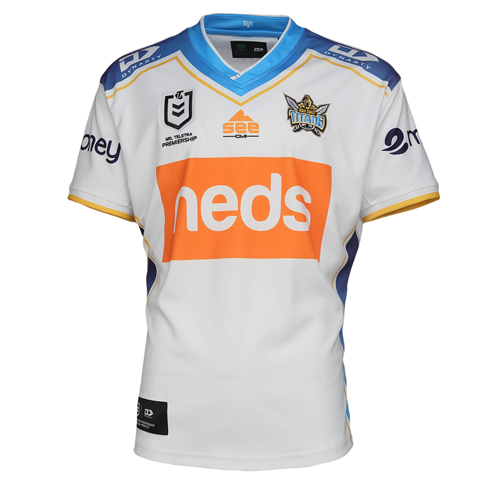 Buy 2021 Gold Coast Titans NRL Away Jersey - Mens - Your ...