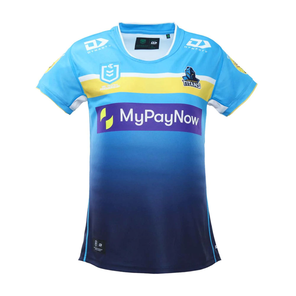 Buy 2023 Gold Coast Titans NRL Home Jersey – Toddler - Aussie Kit