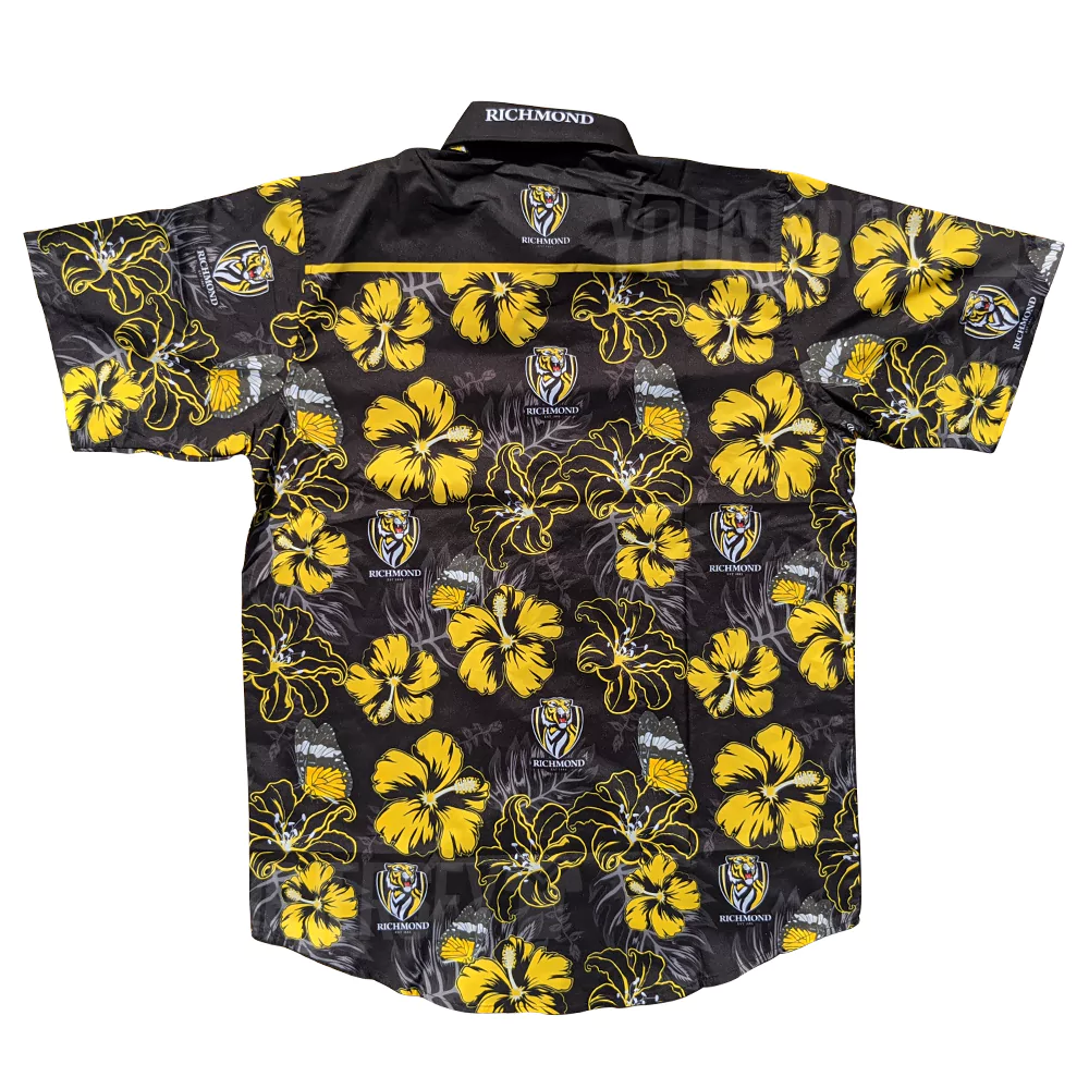 AFL West Coast Eagles Tribal Pattern Custom Name & Number Hawaiian Shirt