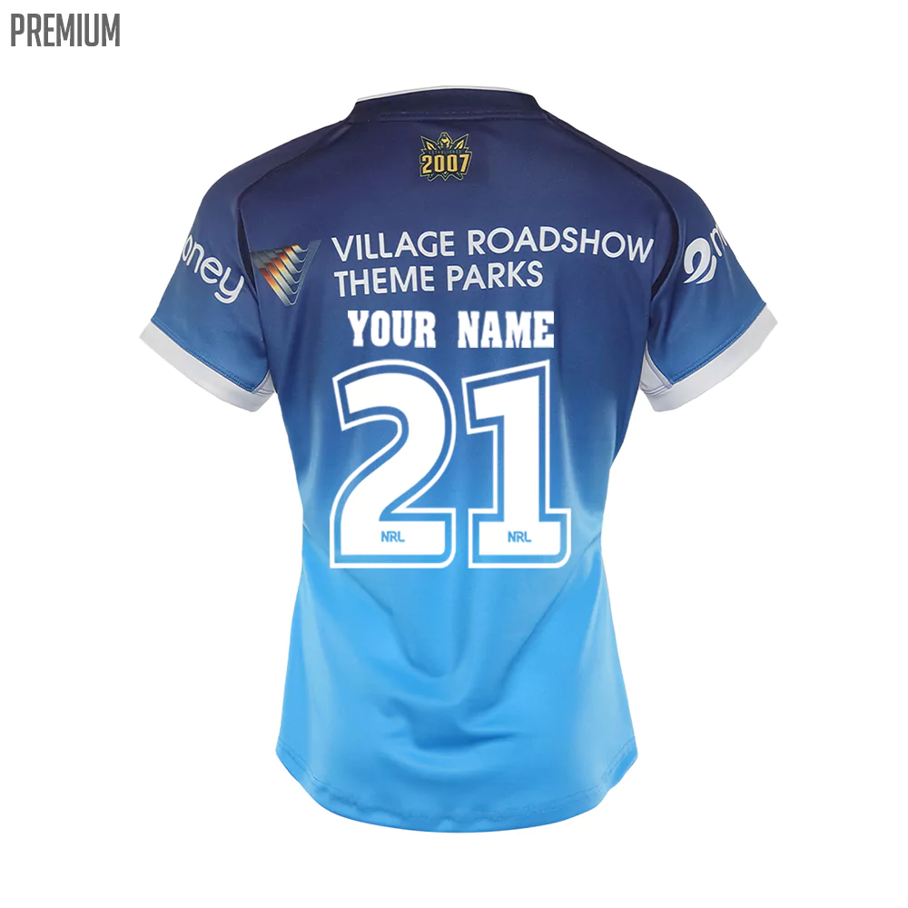 Buy 2021 Gold Coast Titans NRL Home Jersey – Womens - Your Jersey