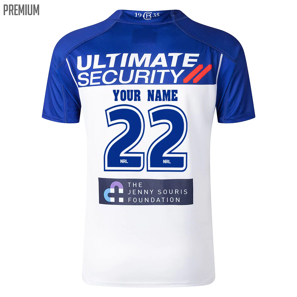 Personalized NRL Canterbury Bankstown Bulldogs Home Jersey Mix