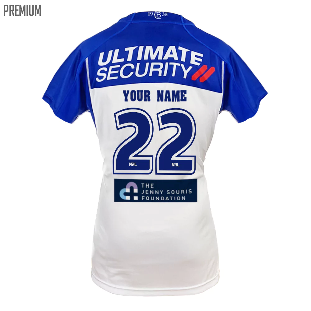 Buy 2022 Canterbury Bulldogs NRL Home Jersey – Womens - Your Jersey