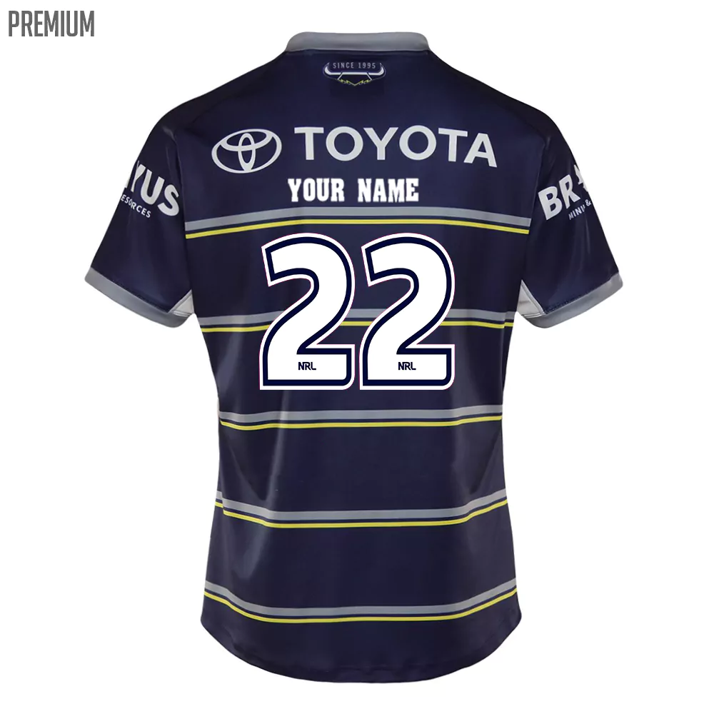 North Queensland Cowboys Custom Name & Number NRL Baseball Jersey Best Gift  For Men And Women Fans