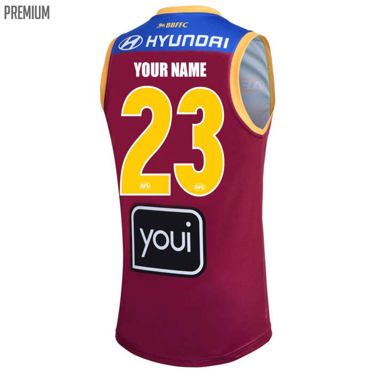 Personalised Brisbane Lions Guernseys Your Jersey