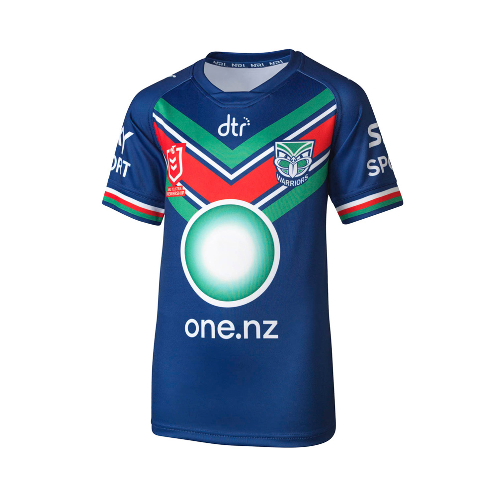 Buy 2023 New Zealand Warriors NRL Home Jersey Youth Your Jersey