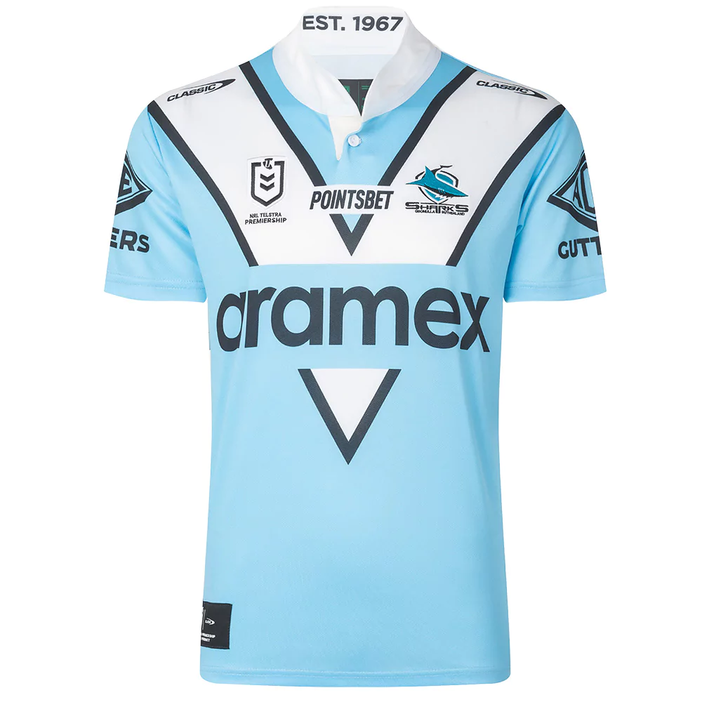 Buy 2022 Cronulla Sharks NRL Home Jersey – Toddler - Aussie Kit