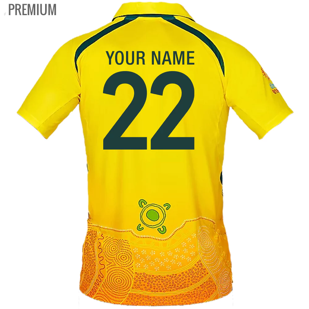 Custom Personalised And Number) Australia Cricket Jersey 2022 Baseball  Jersey LT6 in 2023